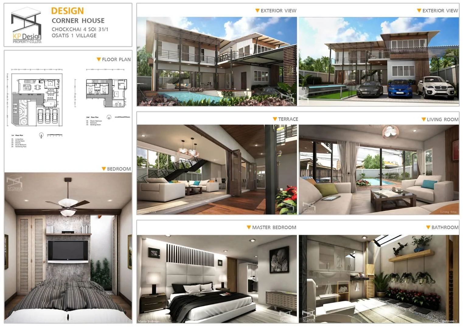แผ่นนำเสนอโครงการ Corner House โชคชัย 4 ซอย 31/1